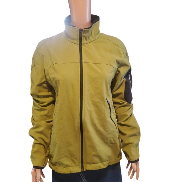 Peak Performance Sweden Size L Women's R&D Jacket Dynamic J Green Black Hike - Picture 1 of 12